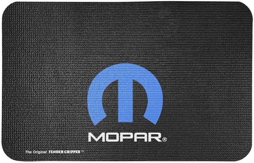 Blue New Style Mopar Logo Vehicle Fender Protective Cover - Click Image to Close